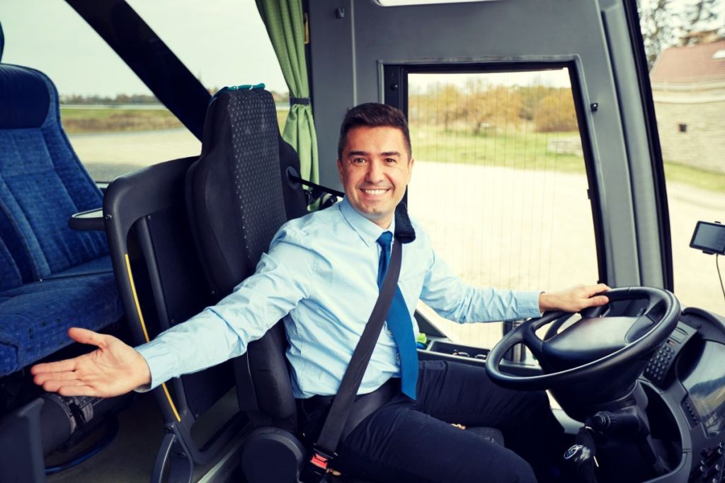 bus driver welcome gesture